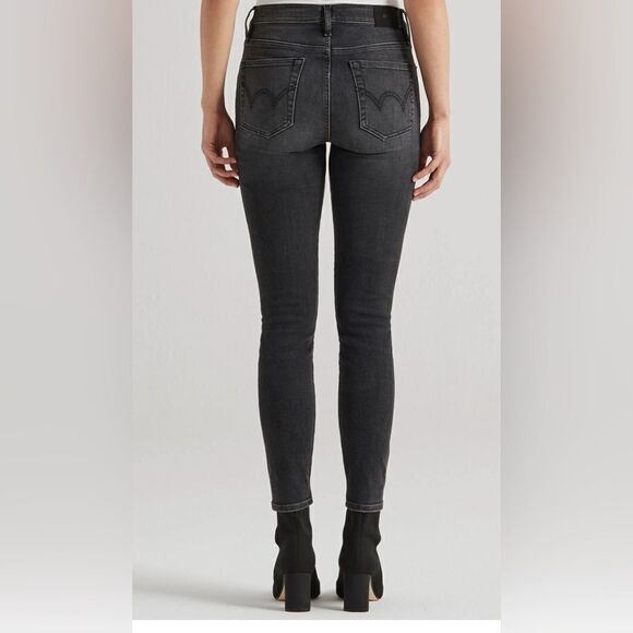 NWT EDWIN Women’s Black Pixie Skinny Jeans  - Size 25 - Picture 2 of 8